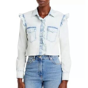 Alice and Olivia jean blouse
